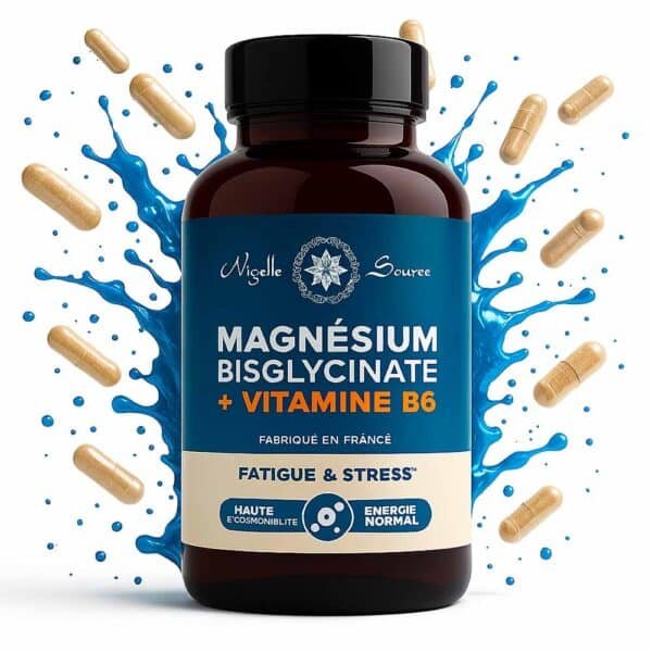 Magnésium Bisglycinate + Vitamine B6 – Anti-stress & Fatigue | Nigelle Source