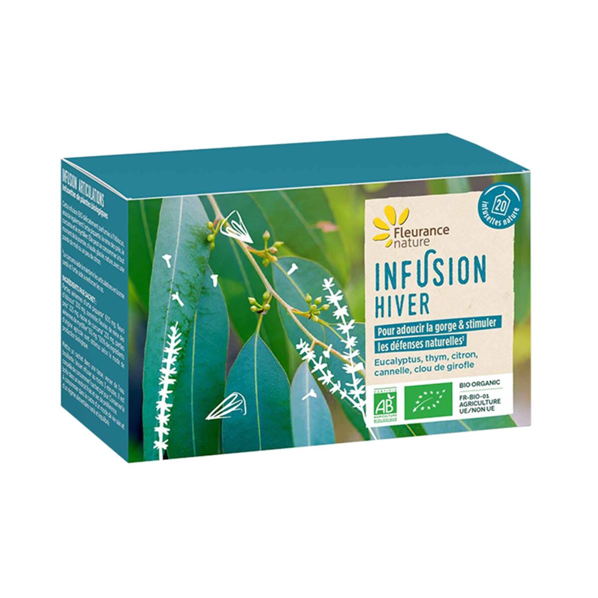 Infusion Hiver Bio Fleurance Nature – Adoucit la gorge & stimule les défenses naturelles – Image 1